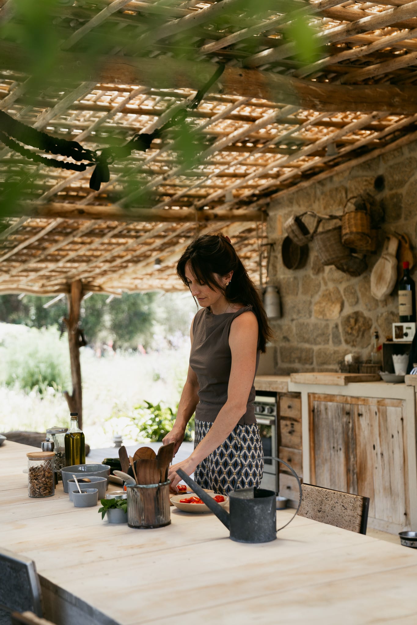 Mediterranean, plant-forward food